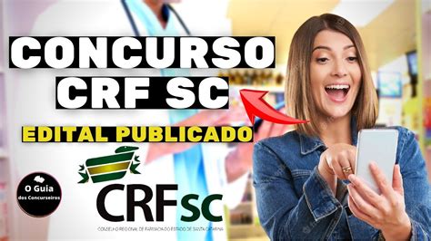 Concurso CRF SC publica edital com vagas de níveis médio e superior.